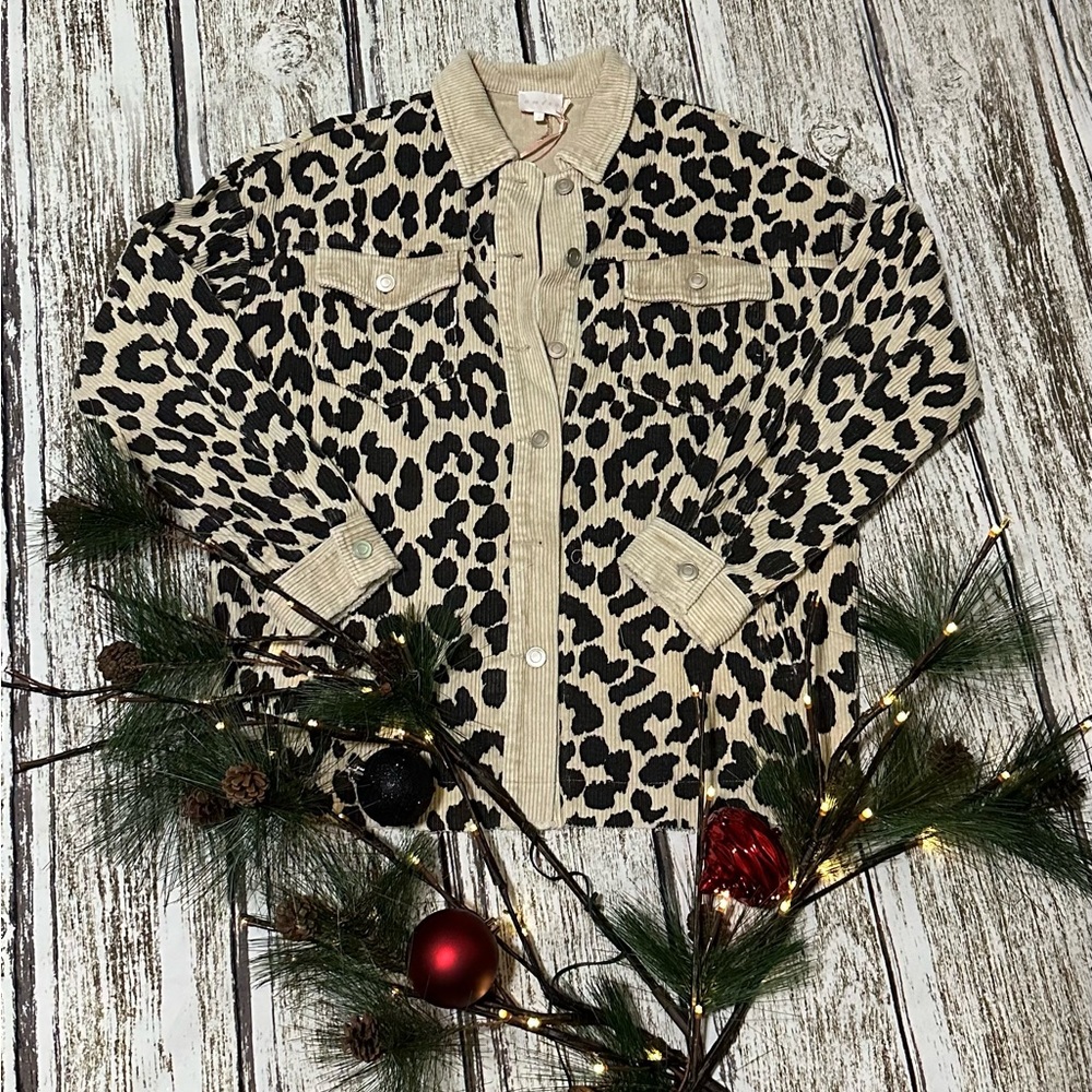 Corduroy Shacket W Chest Pockets